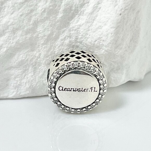 Pandora Sea Beach S925 Silver Bead Charm - Picture 8 of 9